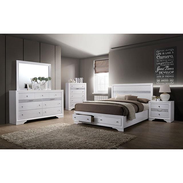  Furniture of America Chrissy CM7552Q-BED Queen Bed IMAGE 1