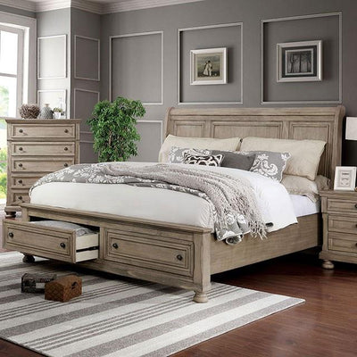  Furniture of America Wells CM7568CK-BED Cal.King Bed IMAGE 1