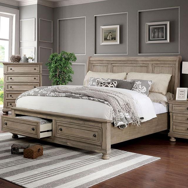  Furniture of America Wells CM7568CK-BED Cal.King Bed IMAGE 1