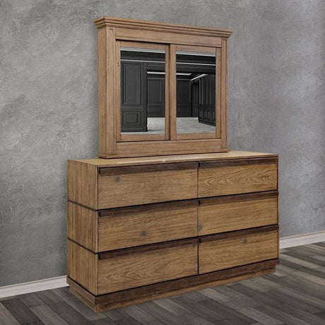  Furniture of America Coimbra CM7623SM Cabinet Mirror IMAGE 2