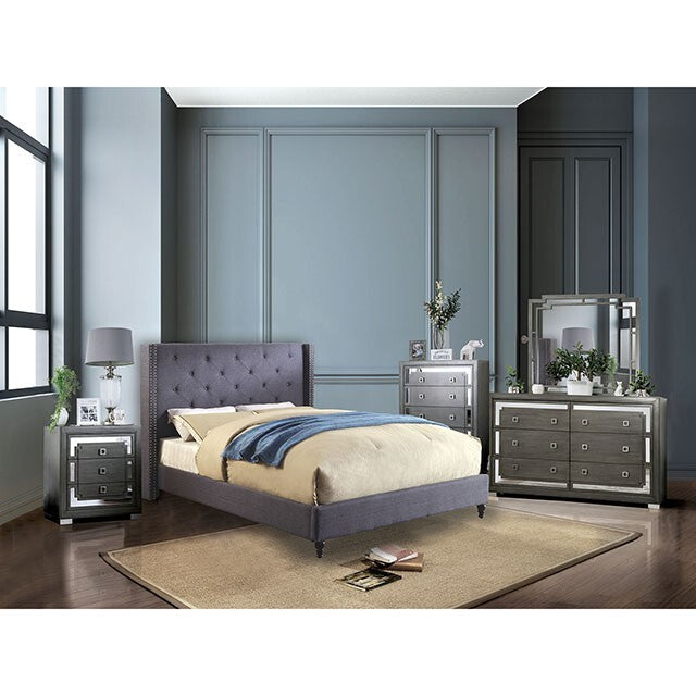  Furniture of America Anabelle Queen Bed CM7677BL-Q-BED-VN IMAGE 2