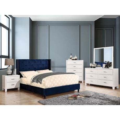  Furniture of America Anabelle California King Bed CM7677NV-CK-BED-VN IMAGE 2