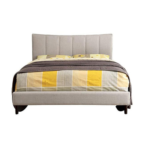  Furniture of America Ennis Twin Upholstered Platform Bed CM7678BG-T-BED-VN IMAGE 5