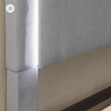  Furniture of America Erglow CM7695GY-EK-BED-VN E.King Bed, Gray IMAGE 5