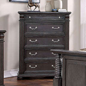  Furniture of America Esperia 5-Drawer Chest CM7711GY-C IMAGE 1