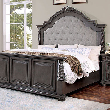  Furniture of America Esperia King Bed CM7711GY-EK-BED IMAGE 1