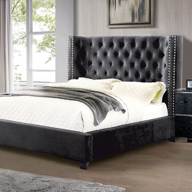  Furniture of America Cayla CM7779DG-Q-BED Queen Bed IMAGE 1