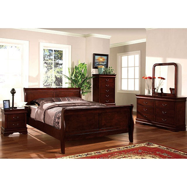  Furniture of America Louis Philippe California King Bed CM7825CH-CK-BED IMAGE 2