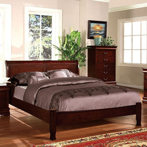  Furniture of America Louis Philippe Queen Bed CM7825LCH-Q-BED IMAGE 1