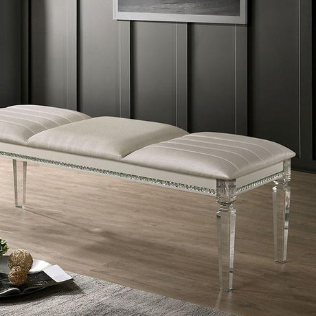  Furniture of America Maddie CM7899BN Bench IMAGE 1