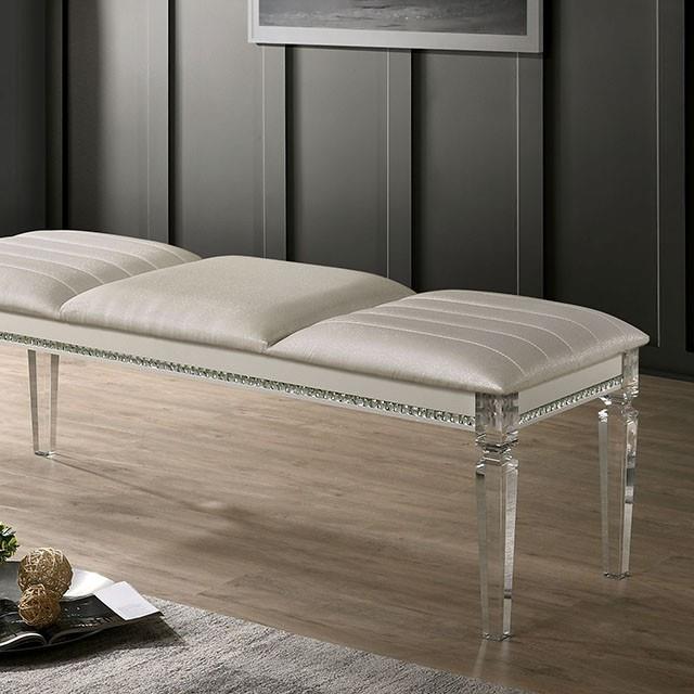 Furniture of America Maddie CM7899BN Bench IMAGE 1
