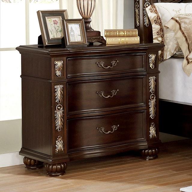  Furniture of America Theodor 3-Drawer Nightstand CM7926N IMAGE 1