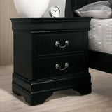 Furniture of America Louis Philippe 2-Drawer Nightstand CM7966BK-N IMAGE 1