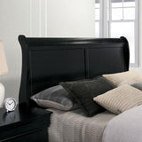  Furniture of America Louis Philippe Queen Sleigh Bed CM7966BK-Q-BED IMAGE 4