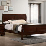  Furniture of America Louis Philippe Full Sleigh Bed CM7966CH-F-BED IMAGE 1