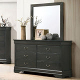  Furniture of America Louis Philippe 6-Drawer Dresser CM7966GY-D IMAGE 1