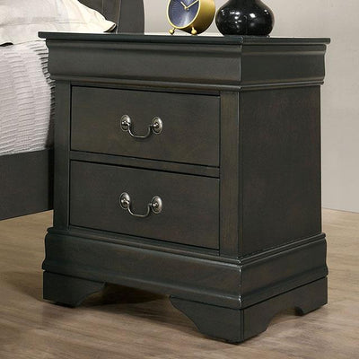  Furniture of America Louis Philippe CM7966GY-N Night Stand IMAGE 1