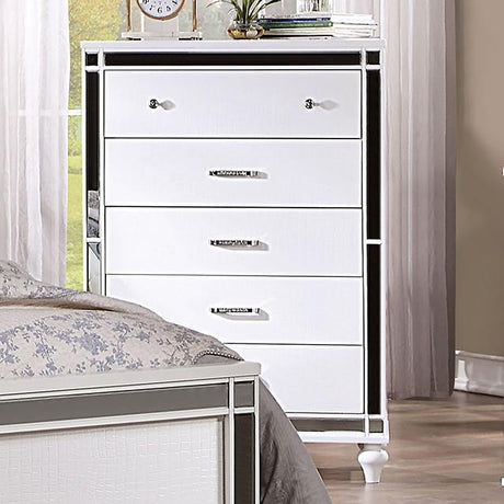  Furniture of America Brachium CM7977WH-C Chest IMAGE 1