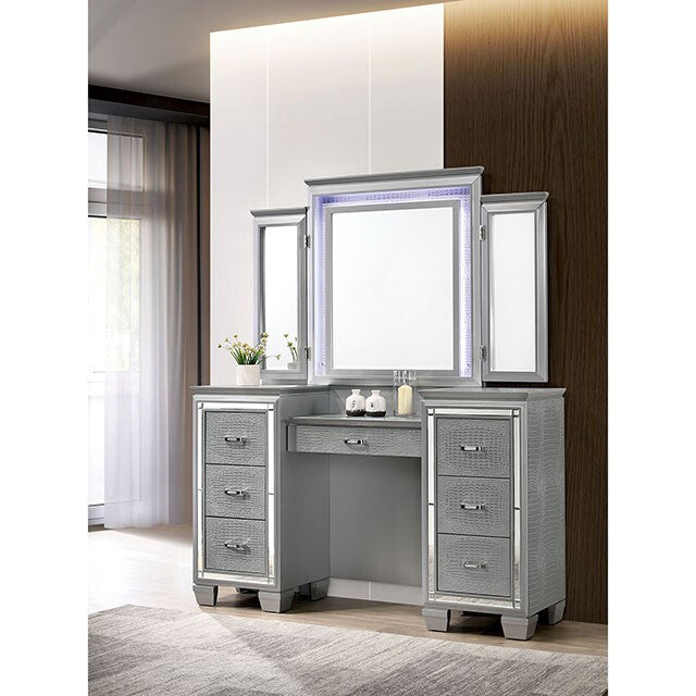 Furniture of America Tasmin Vanity Set CM7979SV-V-SET IMAGE 2