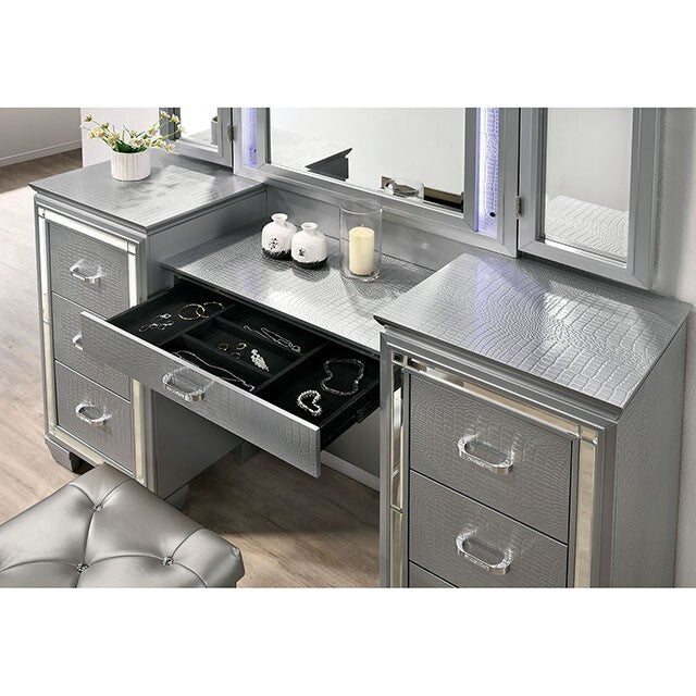  Furniture of America Tasmin Vanity Set CM7979SV-V-SET IMAGE 7