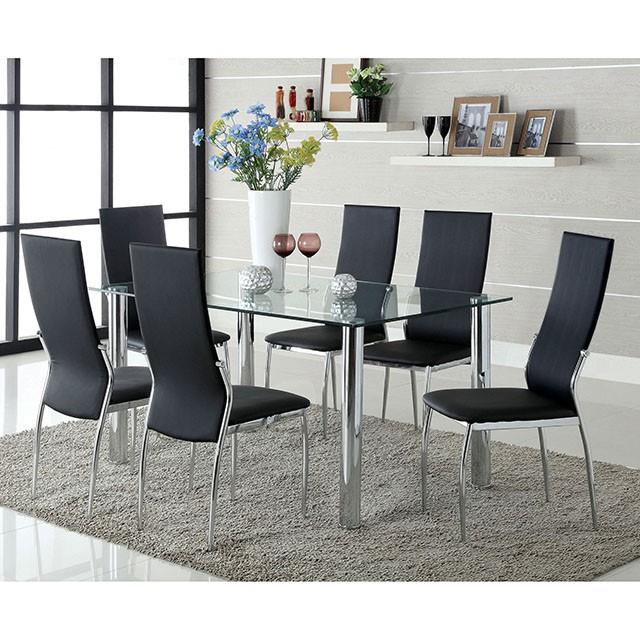  Furniture of America Kalawao CM8310BK-SC-2PK Side Chair (2/Box) IMAGE 2