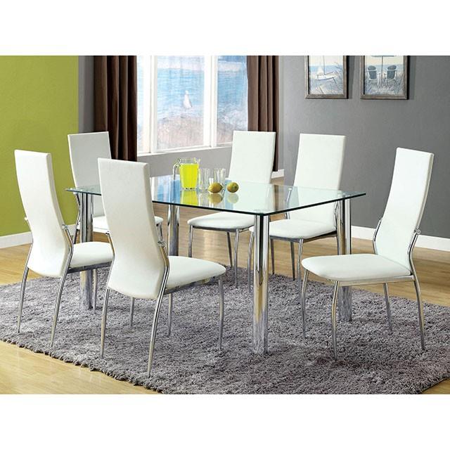  Furniture of America Kalawao CM8310WH-SC-2PK Side Chair (2/Box) IMAGE 2