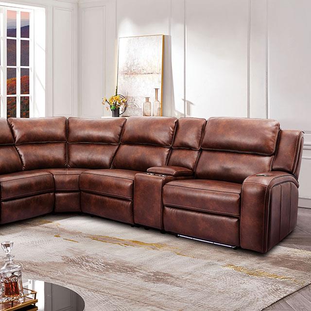  Furniture of America Callie CM9901-SECT Power Sectional IMAGE 1