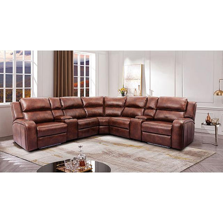  Furniture of America Callie CM9901-SECT Power Sectional IMAGE 2