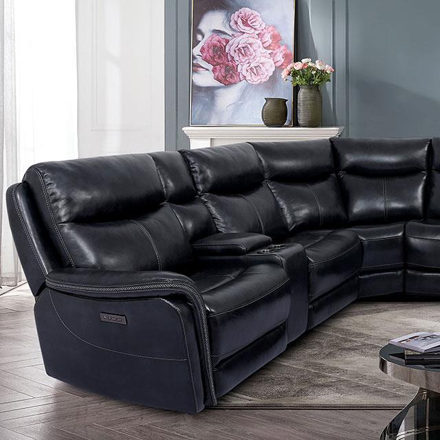  Furniture of America Braylee CM9904-SECT Power Sectional IMAGE 1