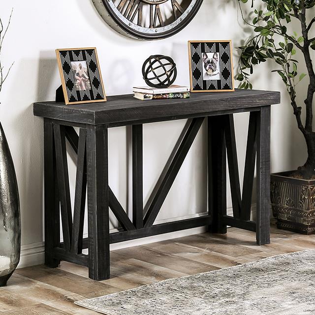  Furniture of America Halton Hills EM4001DG-S Sofa Table IMAGE 1