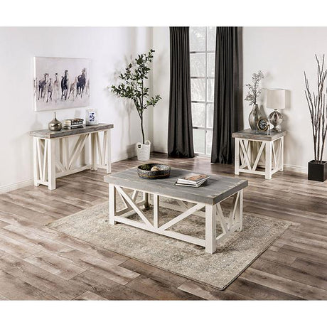  Furniture of America Halton Hills EM4001IV-E End Table IMAGE 2