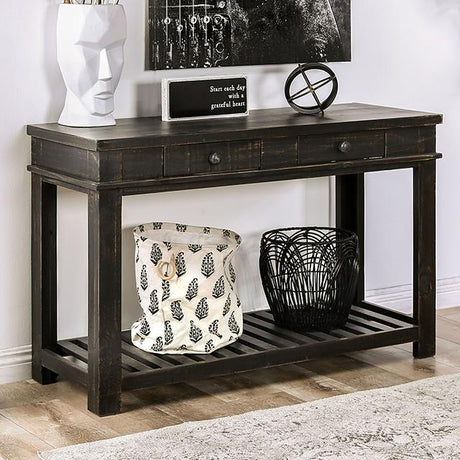  Furniture of America McAllen EM4009BK-S Sofa Table IMAGE 1
