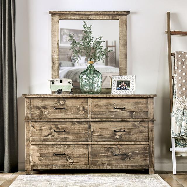  Furniture of America Woodburn EM7071BR-D Dresser IMAGE 3