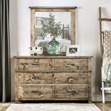  Furniture of America Woodburn EM7071BR-D Dresser IMAGE 3
