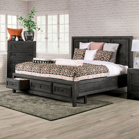  Furniture of America Oakridge Queen Bed EM7074DG-Q-BED IMAGE 1