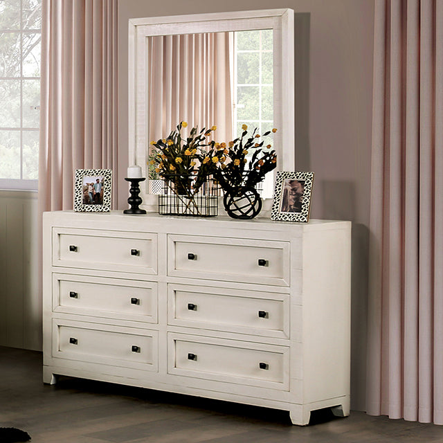  Furniture of America Oakridge 6-Drawer Dresser EM7074IV-D IMAGE 1