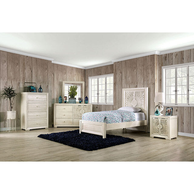  Furniture of America Geneva EM7080IV-T-BED Twin Bed IMAGE 2