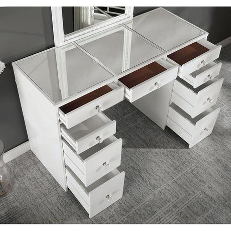  Furniture of America Louise FOA-DK5240-SET Vanity W/ Stool IMAGE 2