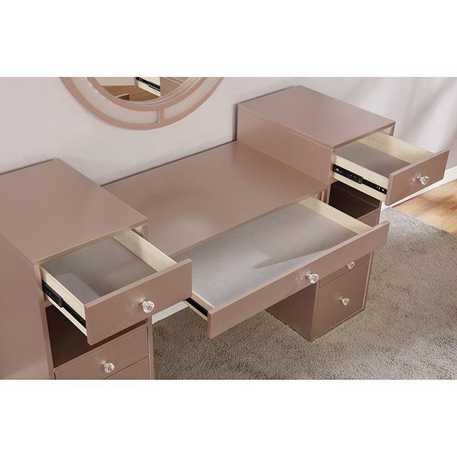  Furniture of America Yasmine FOA-DK5683PK-PK Vanity Set IMAGE 4