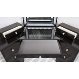  Furniture of America Tracie FOA-DK5686DG-PK Vanity Set IMAGE 3