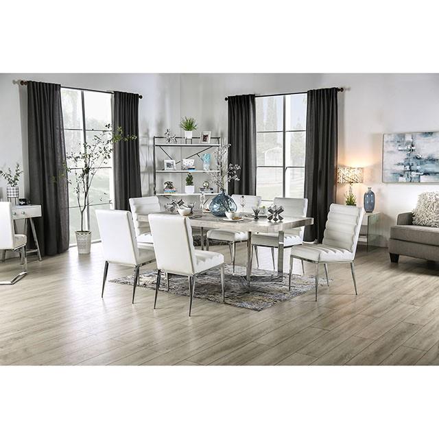  Furniture of America Sindy Dining Table FOA3798T-TABLE IMAGE 2