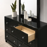  Furniture of America Magdeburg 6-Drawer Dresser FOA7038BK-D IMAGE 3