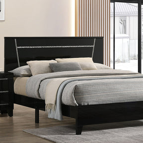  Furniture of America Magdeburg Queen Bed FOA7038BK-Q IMAGE 1
