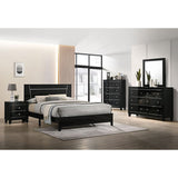  Furniture of America Magdeburg Queen Bed FOA7038BK-Q IMAGE 2
