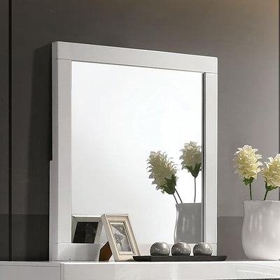  Furniture of America Magdeburg FOA7038WH-M Mirror IMAGE 1