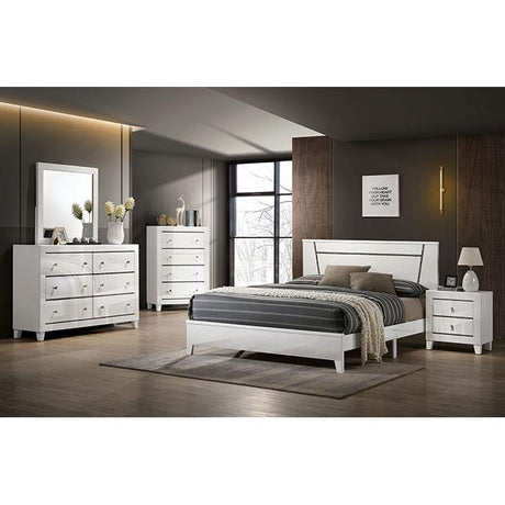  Furniture of America Magdeburg FOA7038WH-M Mirror IMAGE 2