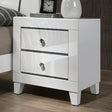  Furniture of America Magdeburg 2-Drawer Nightstand FOA7038WH-N IMAGE 1