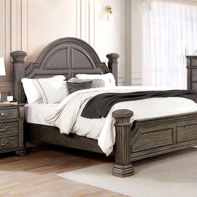  Furniture of America Pamphilos FOA7144GY-EK-BED E.King Bed IMAGE 1