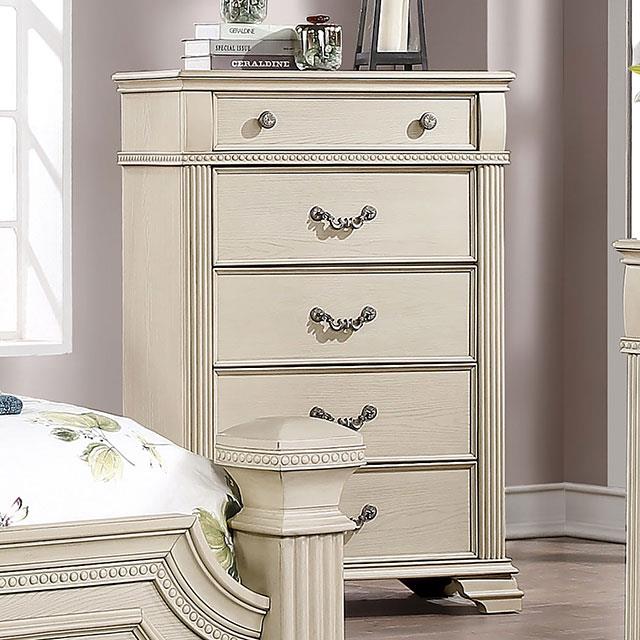  Furniture of America Pamphilos FOA7144WH-C Chest IMAGE 1