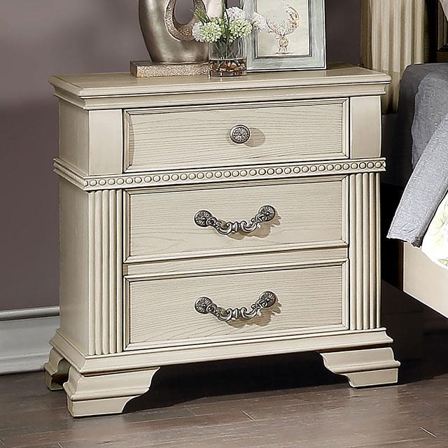  Furniture of America Pamphilos FOA7144WH-N Night Stand IMAGE 1